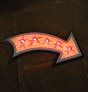 illuminated arrow